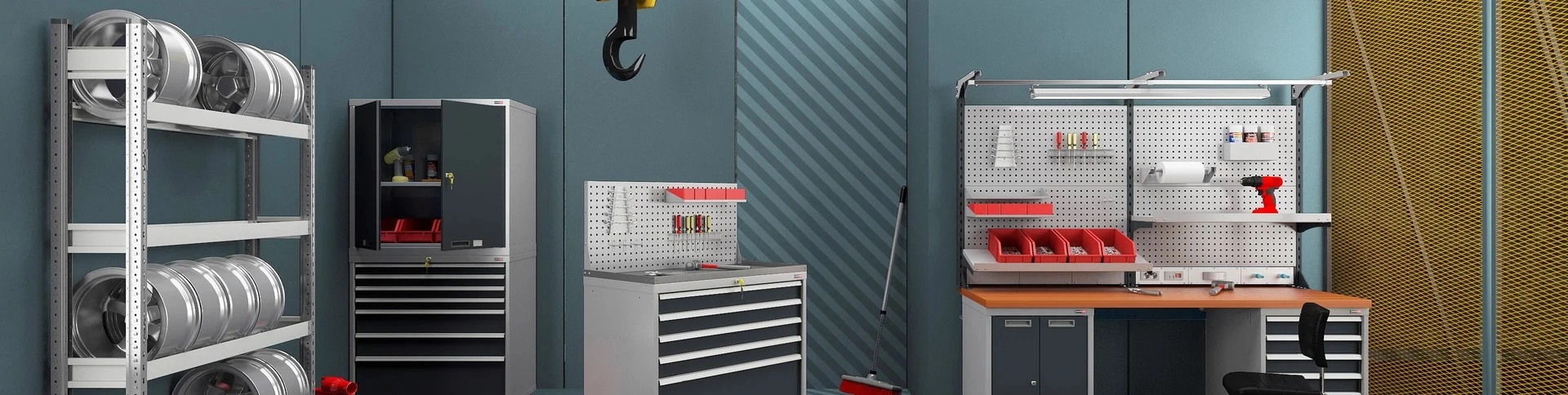 Слайд Металлическая мебель