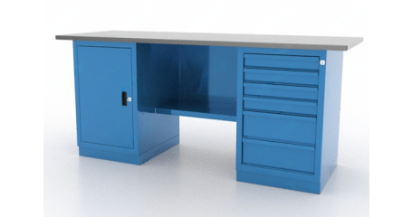 Верстак слесарный двухтумбовый 0/6 серия L Ferrum 01.206L