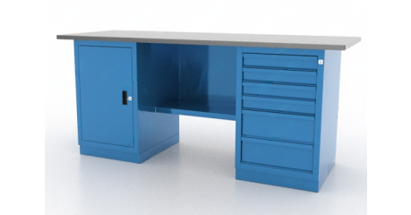 Верстак слесарный двухтумбовый 0/6 серия L Ferrum 01.206L