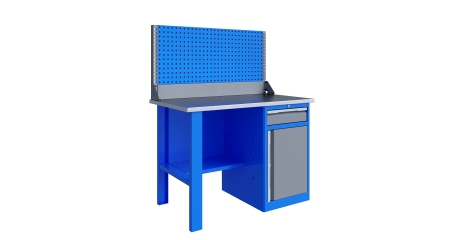 Верстак слесарный однотумбовый Верстакофф TNC 121.18.1