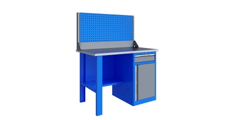 Верстак слесарный однотумбовый Верстакофф TNC 121.18.1