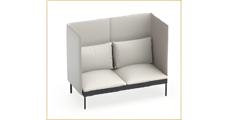 Диван высокий 2-местный NAURA