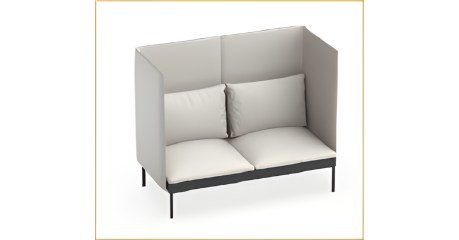 Диван высокий 2-местный NAURA