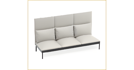 Диван высокий 3-местный-01 NAURA