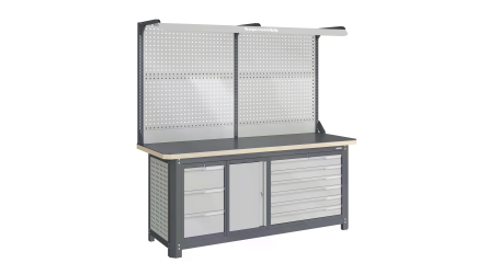 Модульный верстак четырехтумбовый Верстакофф MCN 2052.S37L6