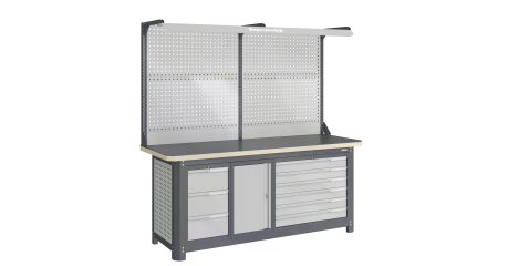 Модульный верстак четырехтумбовый Верстакофф MCN 2052.S37L6