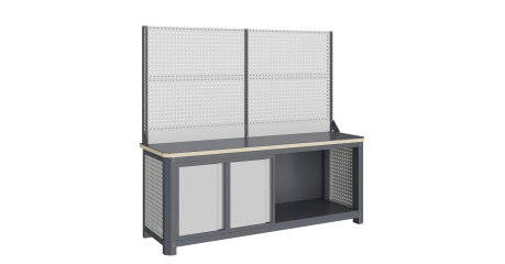 Модульный верстак четырехтумбовый Верстакофф MCN 2052.S77.11