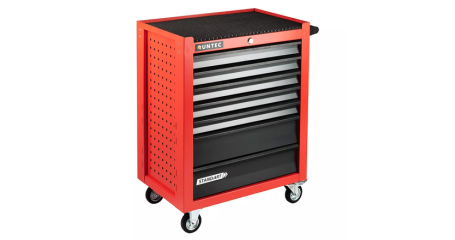RUNTEC RTSTD-7R Тележка инструментальная 7 полочная Standart красная