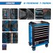 Набор инструментов UNION в синей тележке KING TONY 9SQ31-000MR (173 предмета)
