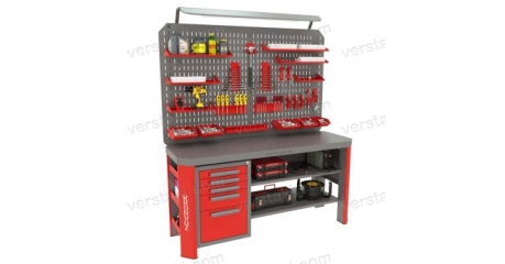 Верстак с двойным перфорированным экраном Гефест-ВС-500-ЭДО