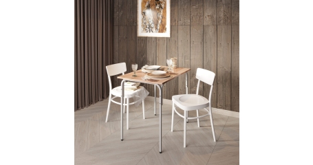 Стол лофт для столовой FORMA (76х90х60 см)