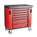 Тележка инструментальная красная с двумя боковыми ящиками JTC S1070 (7 секций)