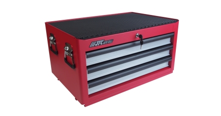 Ящик для инструмента красный JTC 5639 (3 секции средней глубины)