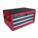 Ящик для инструмента красный JTC 5639 (3 секции средней глубины)