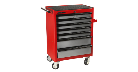 Тележка инструментальная JTC-3931 с набором инструментов JTC 344 (7 секций, 344 предмета)