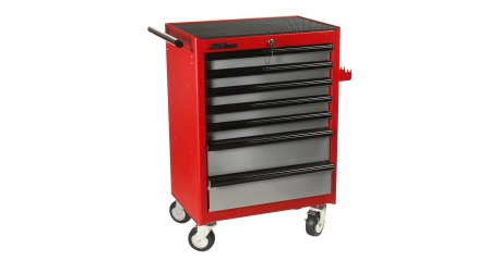 Тележка инструментальная JTC 3931 с набором инструментов JTC 225 (7 секций, 225 предметов)