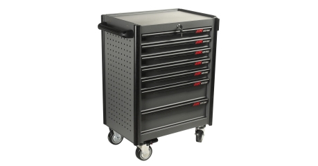 Тележка инструментальная JTC 5021 с набором инструментов JTC 225 (7 секций, 225 предметов)