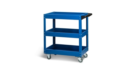 RUNTEC RT-3B Тележка с тремя открытыми полками, синяя