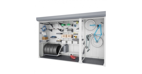 Двухсекционный шкаф для паркинга Верстакофф ®