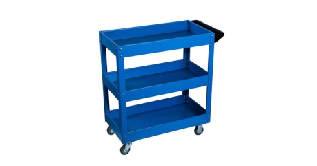 GARWIN INDUSTRIAL 001060-5015 Тележка с тремя открытыми полками, синяя