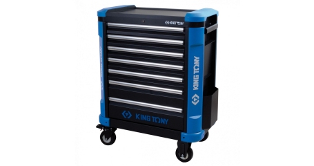 Инструментальная тележка KING TONY 87G31-7B-BK, 7 ящиков