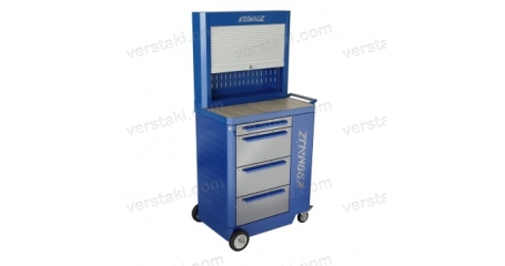 Инструментальная тележка KronVuz c навесным экраном и роллетой TB 401-SR