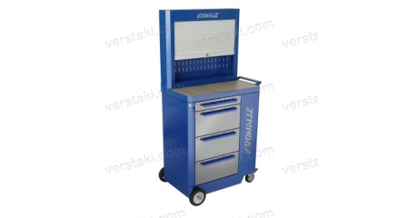 Инструментальная тележка KronVuz c навесным экраном и роллетой TB 401-SR