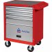 Инструментальная тележка МАСТАК 522-04581MR серии ОПТИМА, 4 полки и отсек, красная