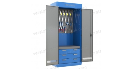 Инструментальный металлический шкаф KronVuz Box 1312