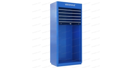 Инструментальный шкаф с прозрачной роллетой KronVuz Box 1000R2