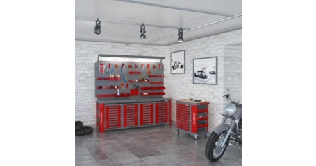 Комплект мебели Гефест-НМ-01 (RAL 7012/3002)