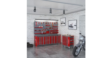 Комплект мебели Гефест-НМ-01 (RAL 7012/3002)