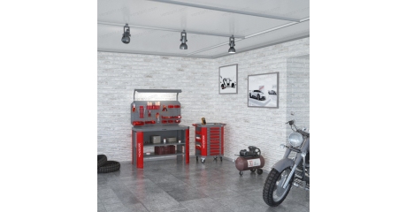 Комплект мебели Гефест-НМ-02 (RAL 7012/3002)