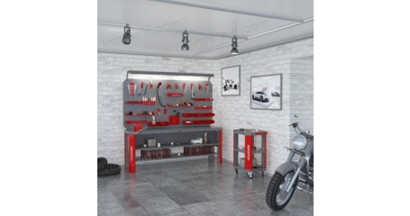 Комплект мебели Гефест-НМ-03 (RAL 7012/3002)