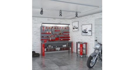 Комплект мебели Гефест-НМ-03 (RAL 7012/3002)