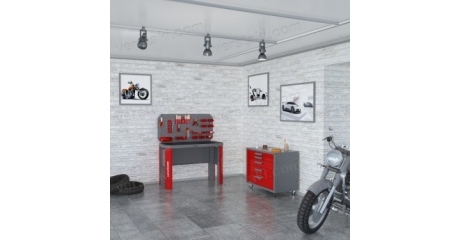 Комплект мебели Гефест-НМ-04 (RAL 7012/3002)