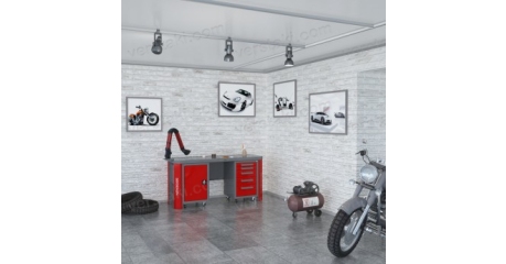 Комплект мебели Гефест-НМ-05 (RAL 7012/3002)