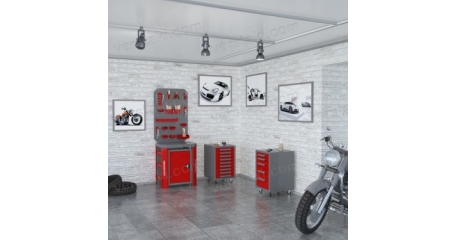 Комплект мебели Гефест-НМ-07 (RAL 7012/3002)