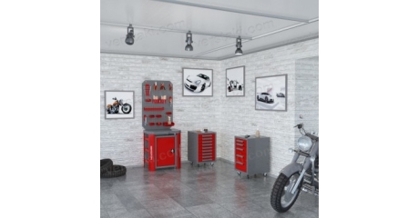 Комплект мебели Гефест-НМ-07 (RAL 7012/3002)