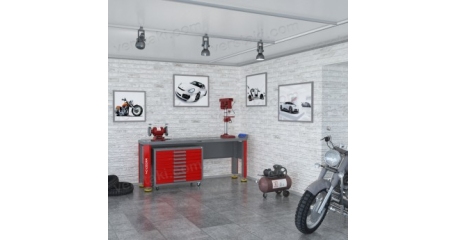 Комплект мебели Гефест-НМ-08 (RAL 7012/3002)