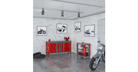 Комплект мебели Гефест-НМ-09 (RAL 7012/3002)