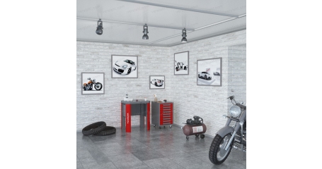 Комплект мебели Гефест-НМ-10 (RAL 7012/3002)