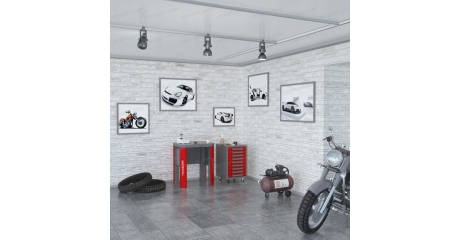 Комплект мебели Гефест-НМ-10 (RAL 7012/3002)