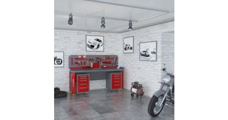 Комплект мебели Гефест-НМ-11 (RAL 7012/3002)