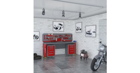 Комплект мебели Гефест-НМ-11 (RAL 7012/3002)