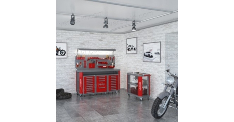 Комплект мебели Гефест-НМ-12 (RAL 7012/3002)