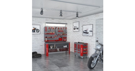 Комплект мебели Гефест-НМ-13 (RAL 7012/3002)