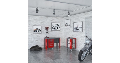 Комплект мебели Гефест-НМ-14 (RAL 7012/3002)