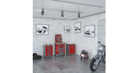 Комплект мебели Гефест-НМ-15 (RAL 7012/3002)