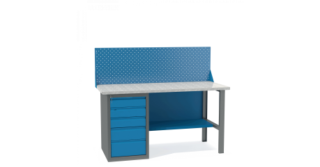 Металлический верстак с драйвером ВД-1.6